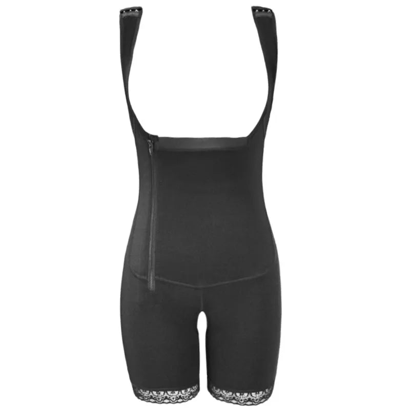 Zip & Lace Body Sculpting Shaper – Waist Cincher, Butt Lifter & Full-Body Control | S–6XL