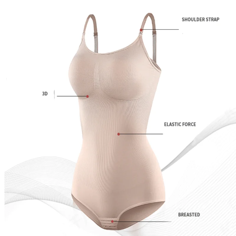 Waist Sculpting Bodysuit - Tummy Control and Thigh Slimmer For Women
