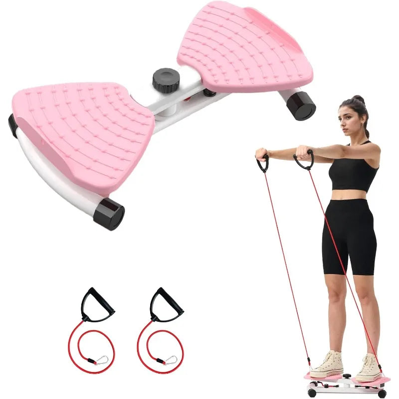 Waist Twister Board for Core Workout – Belly Fat Burner with Bands