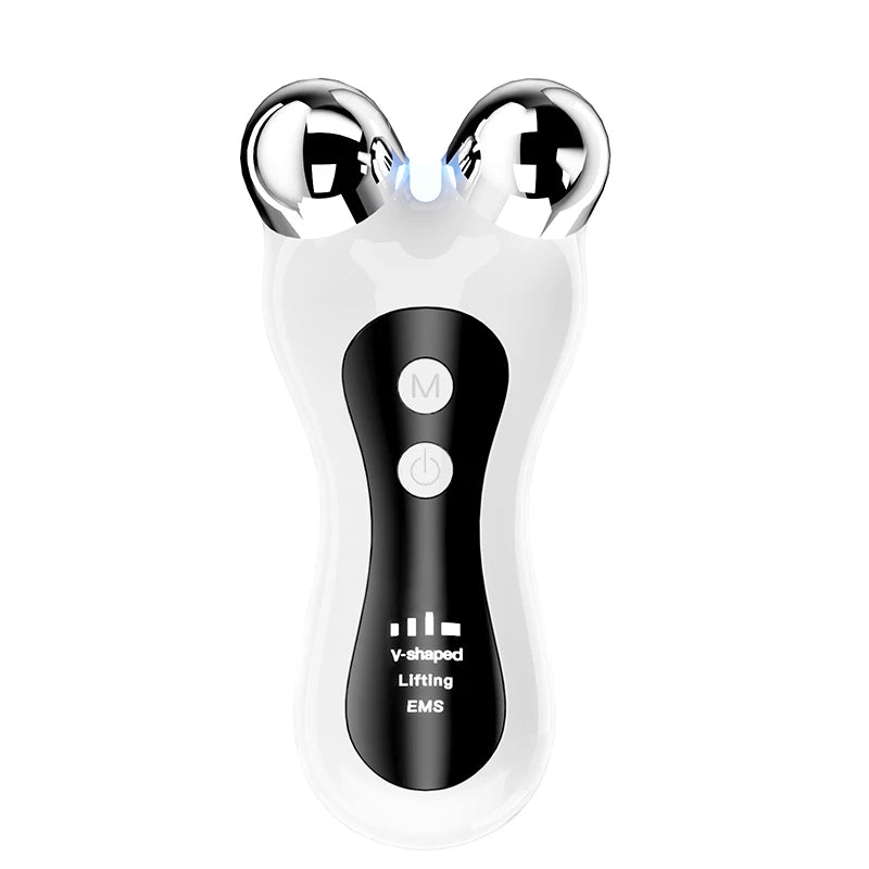 Portable V-Face Lift Roller – EMS Microcurrent Facial Tightening Massager