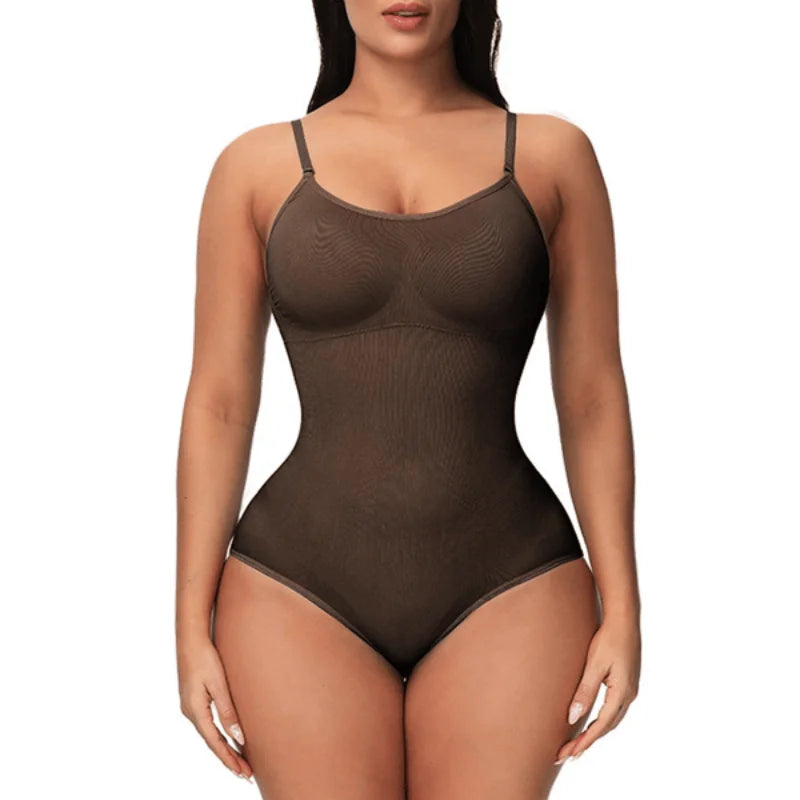 Waist Sculpting Bodysuit - Tummy Control and Thigh Slimmer For Women