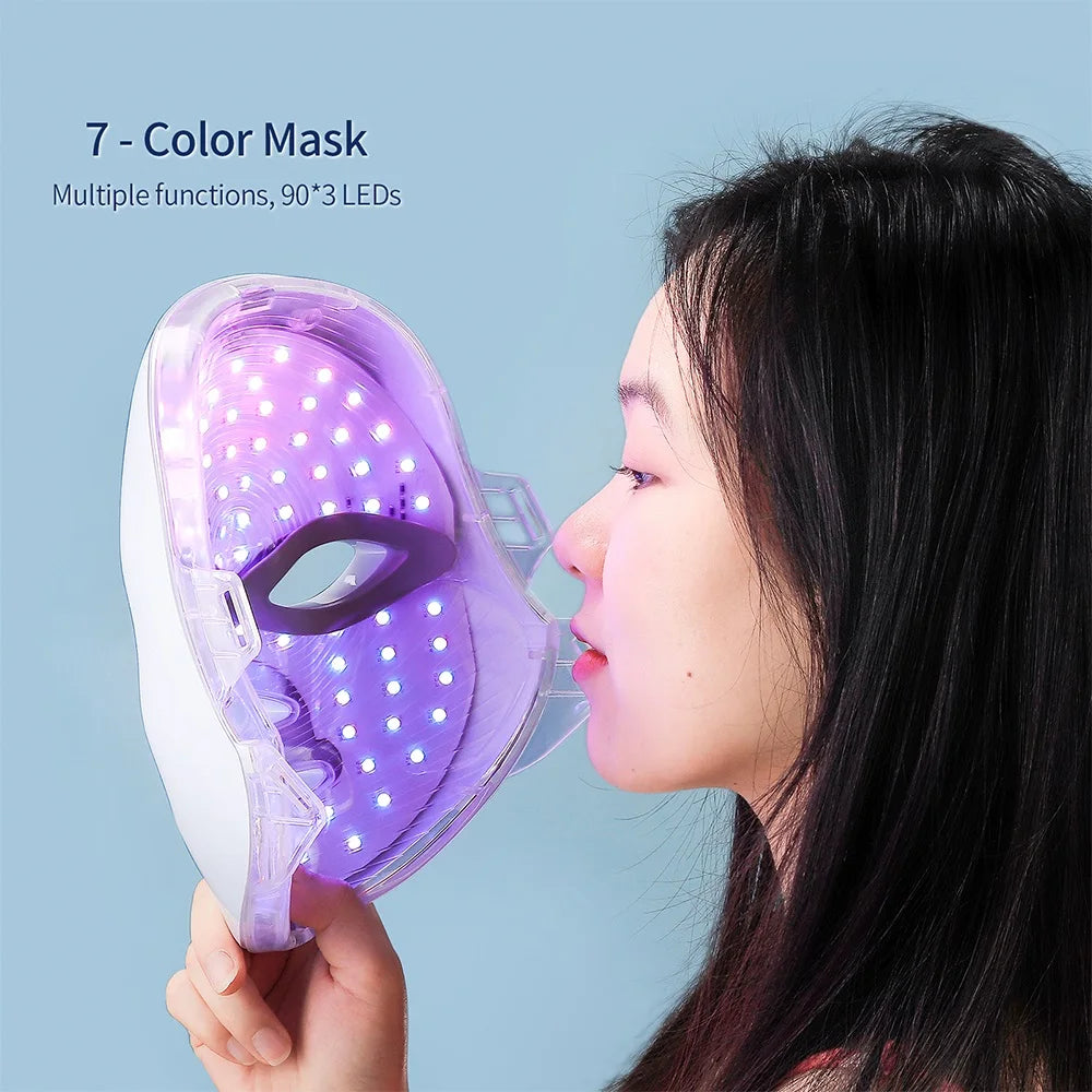Auralift LED Mask for Face - Anti-Aging LED Face Mask With Neck Coverage