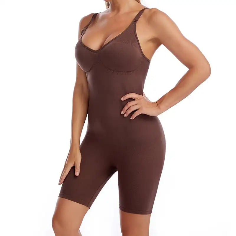 Waist Sculpting Bodysuit - Tummy Control and Thigh Slimmer For Women