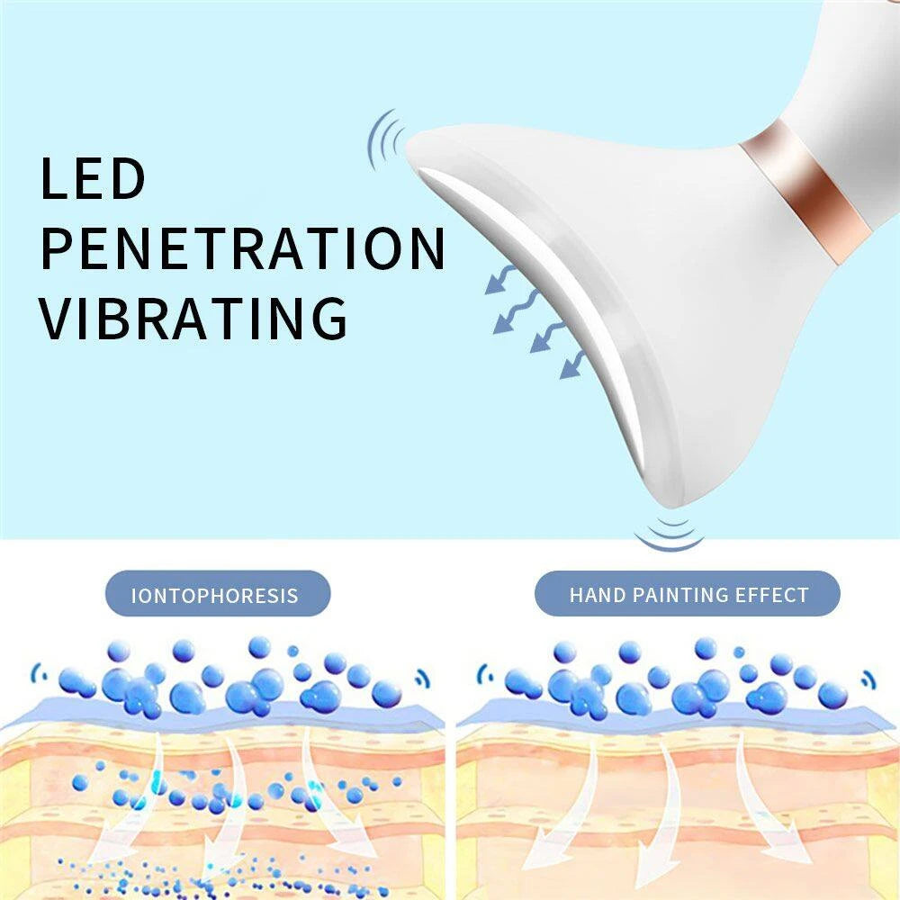 3-In-1 Face, Neck & Eye Massager – Anti Aging Skin Rejuvenation Tool