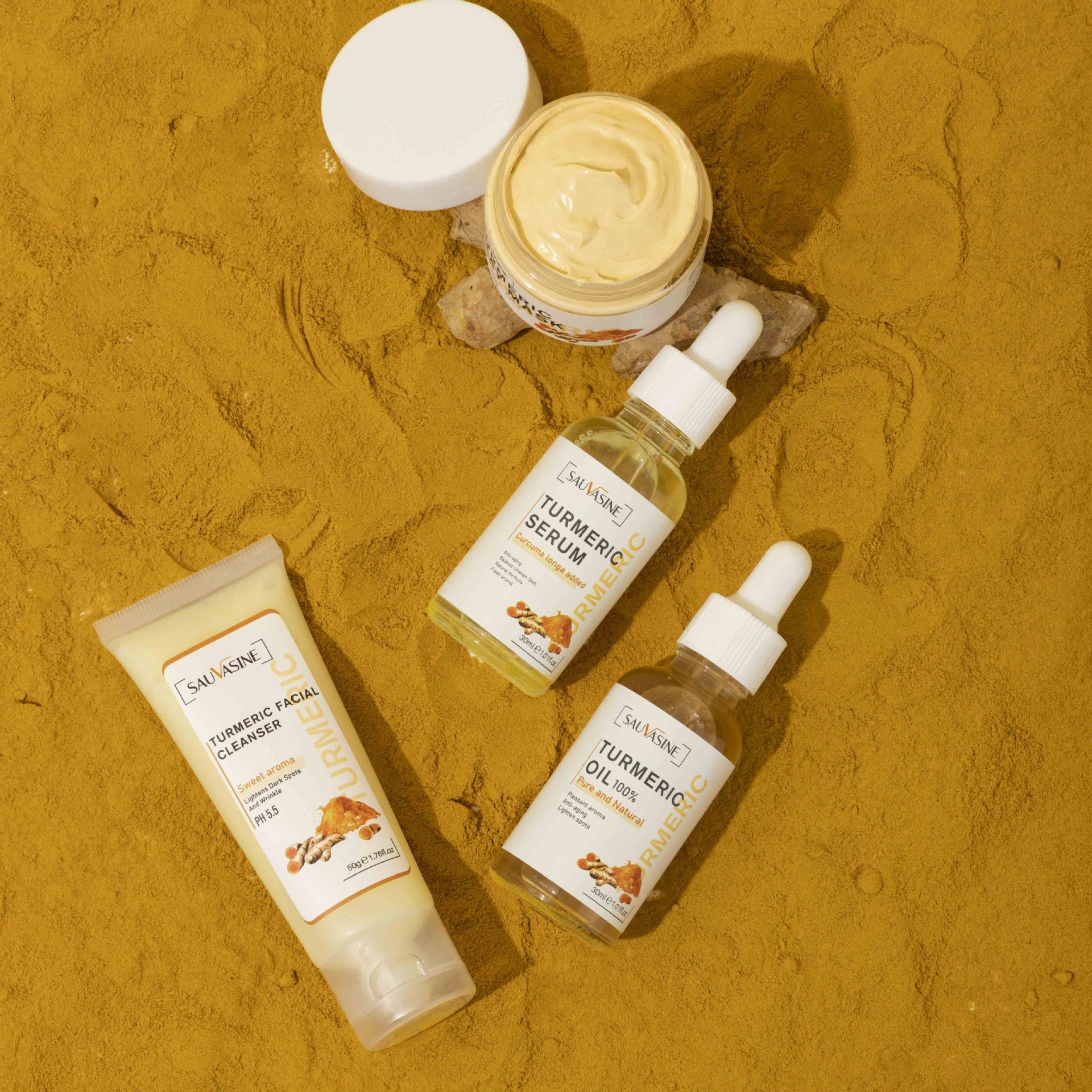 Golden Glow Facial Set Soothing Renewal Hydrating Radiance