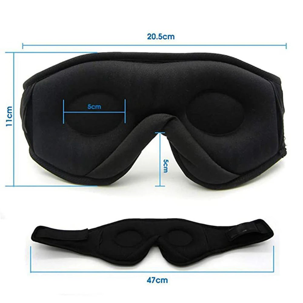 3-in-1 Bluetooth Sleep Mask with Headphones & Eye Cover