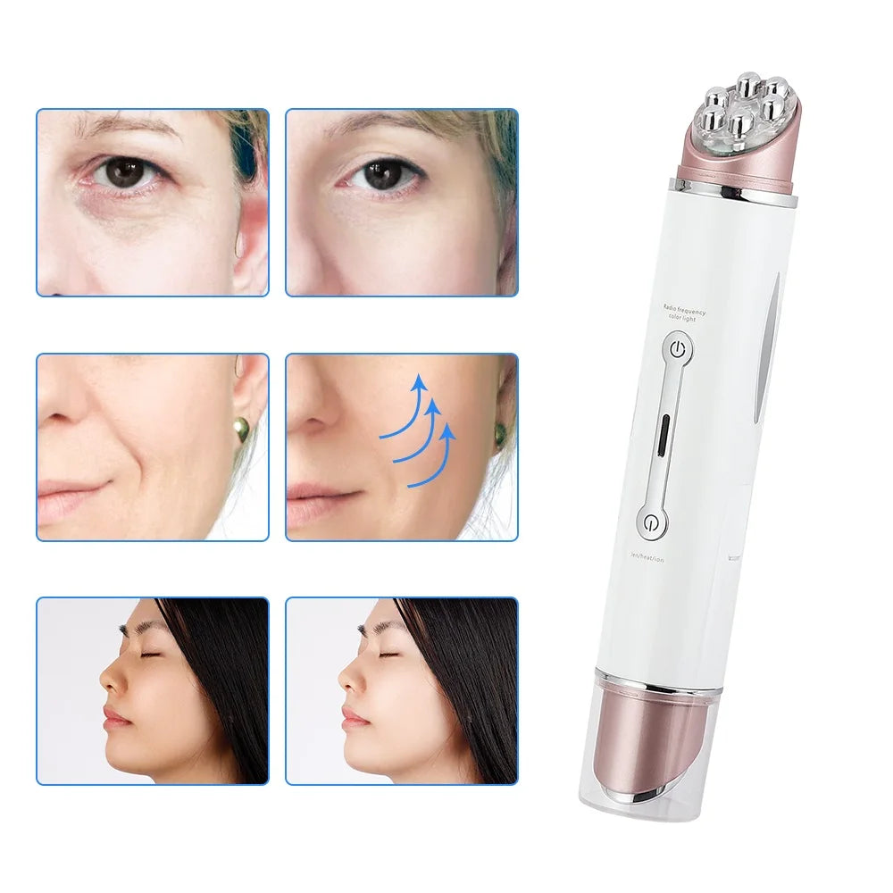 LED Photon Therapy Eye & Face Massager – Firming & Wrinkle Reduction Tool