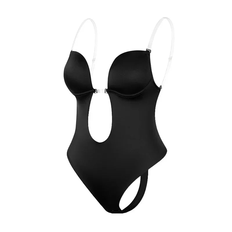 BloomBare Sculpting Corset – U-Plunge Push-Up with Invisible Fit