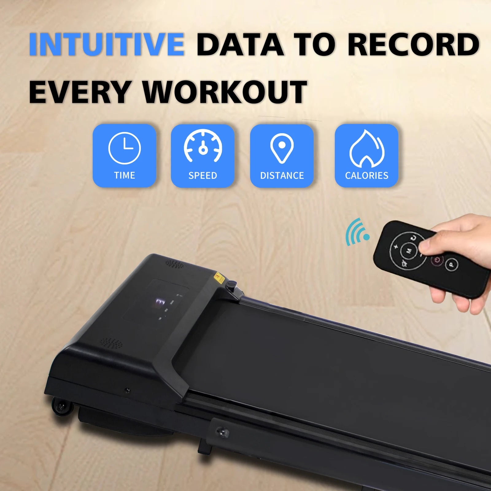 Compact 2-in-1 Treadmill – Foldable Walking Pad for Home Office Fitness (not available)
