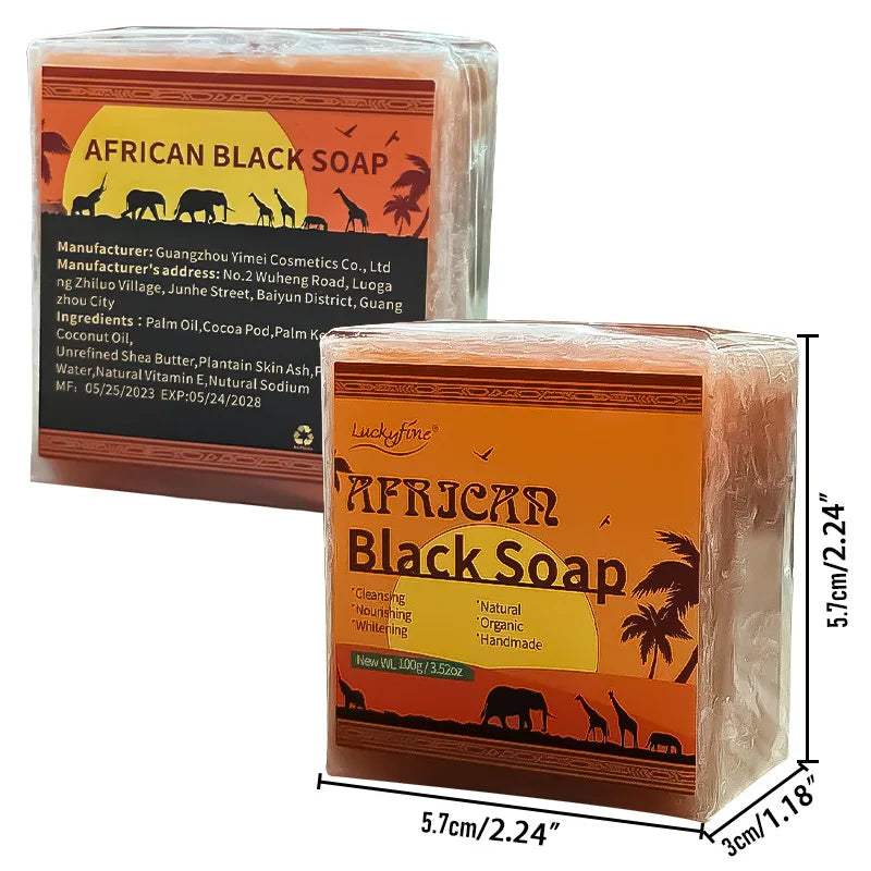 SheaSoul Black Soap – Natural Cleanser for Nourished, Balanced Skin