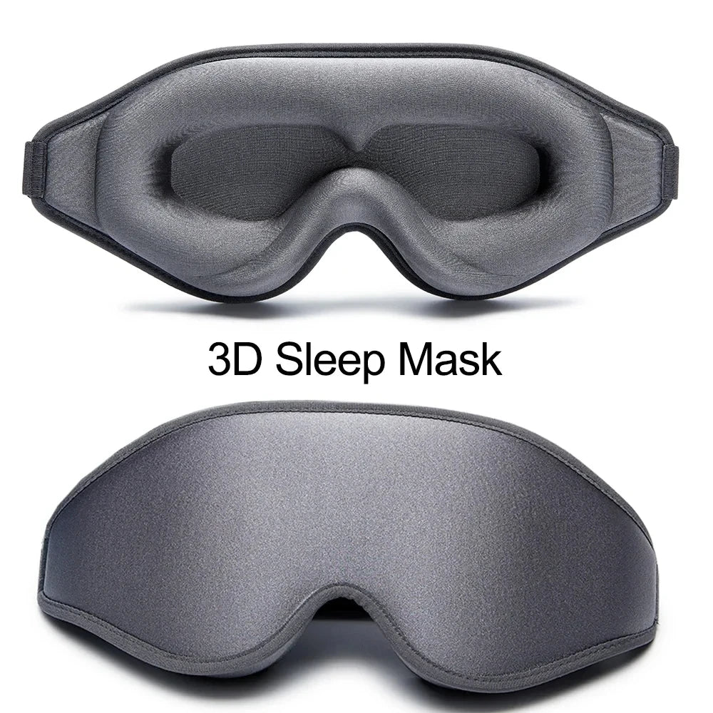 3D Memory Foam Sleep Mask – Light-Blocking Eye Mask for Deep Sleep & Relaxation