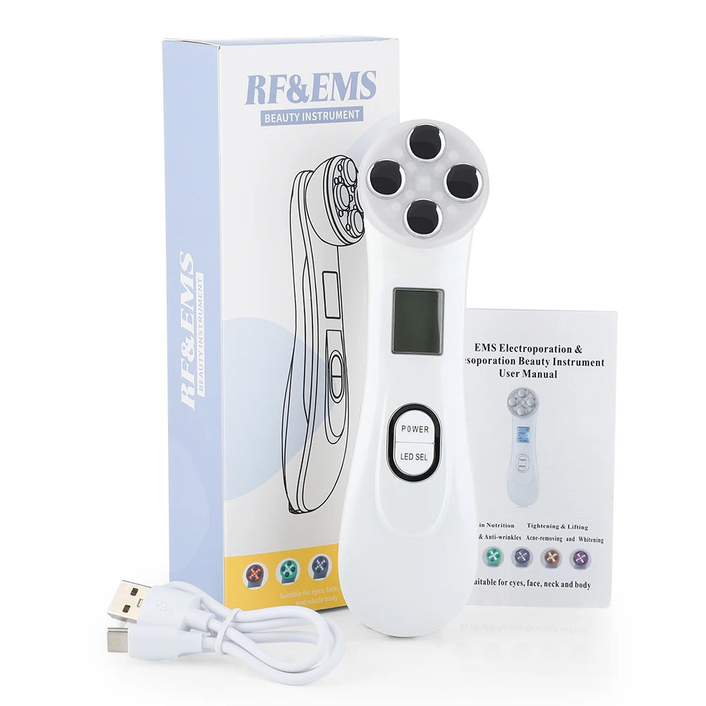 Multi-Light RF Skin Rejuvenation Device – Anti-Wrinkle & Lifting Technology