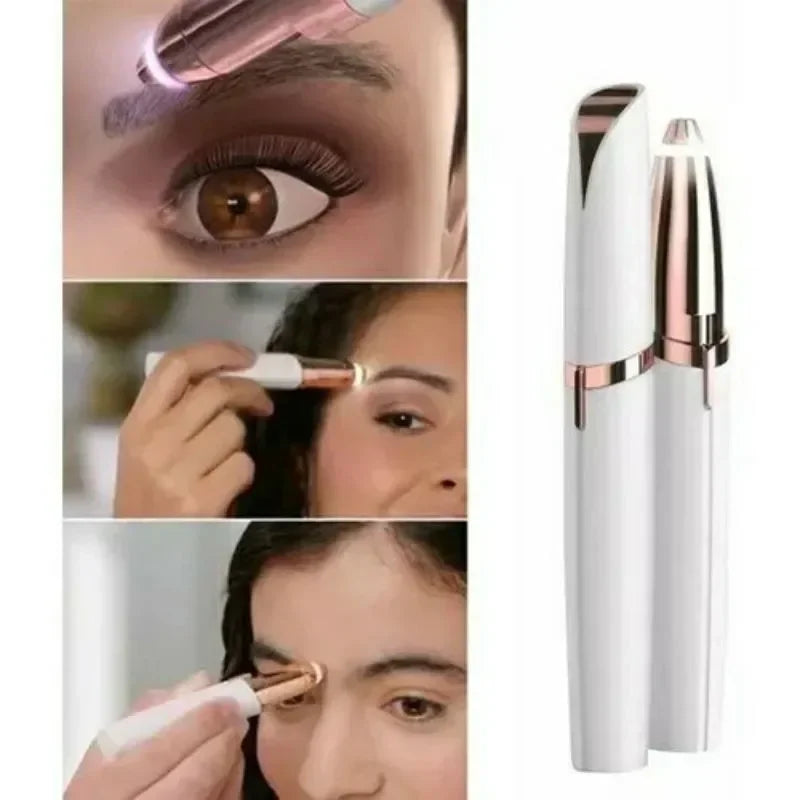 USB Eyebrow & Face Hair Trimmer – Portable Electric Shaver for Women’s Beauty Routine
