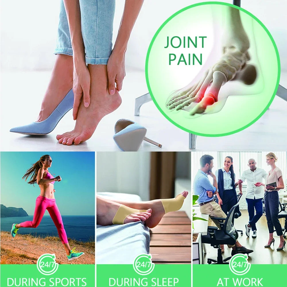 Bunion Corrector Toe Separator - Foot Pain Relief and Alignment Tool