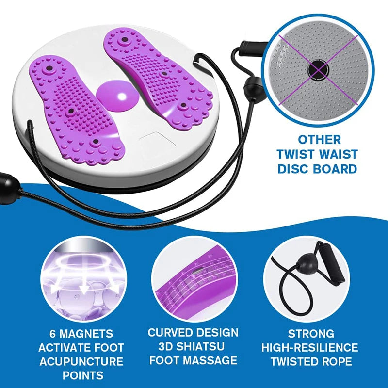 Waist Twisting Disc Magnetic Massage Body Trainer -Buy one Get one Free