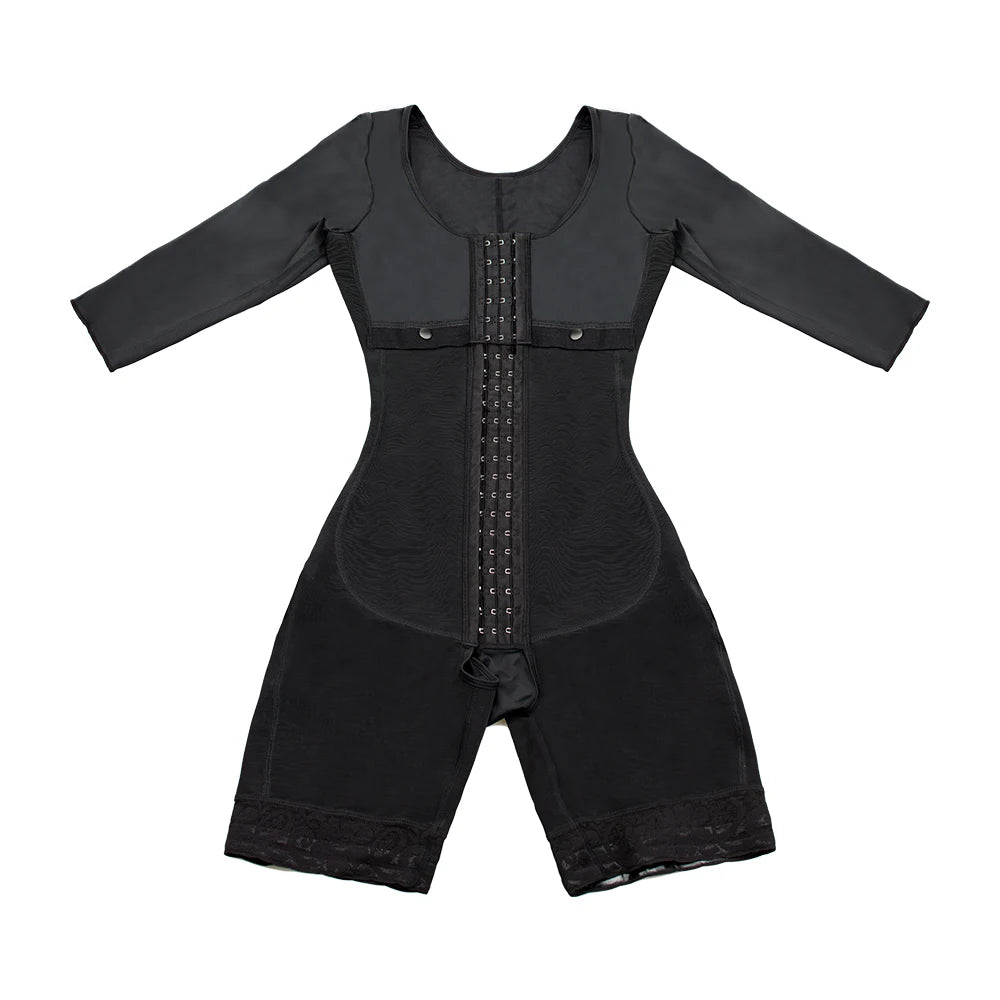 Full Body Faja Bodysuit - Full Compression Adjustable Body Shaper For Women