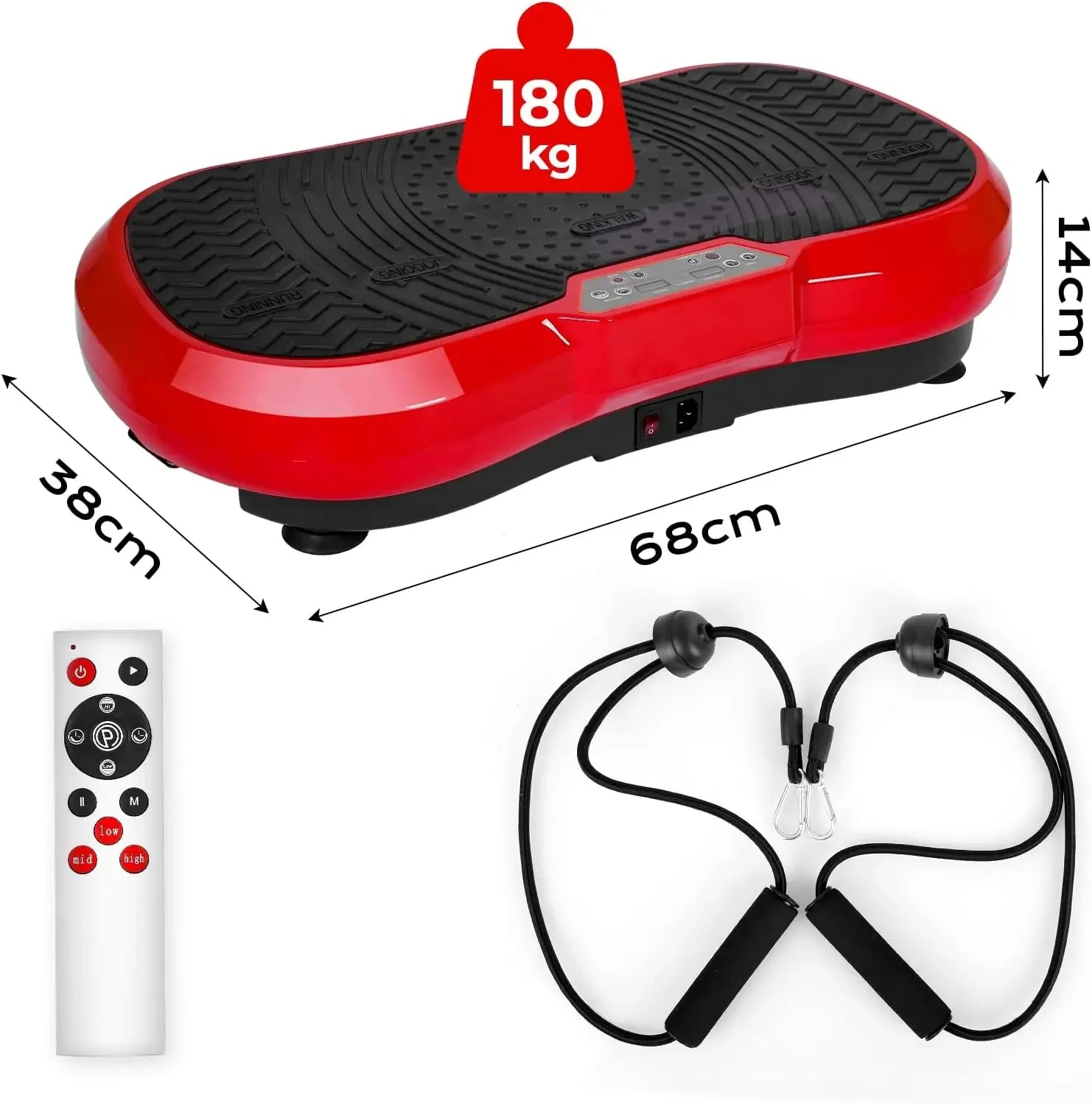 Home Fitness Vibration Plate – Compact, Low-Noise Body Sculpting Machine