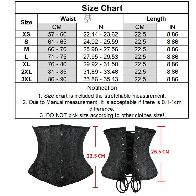 BloomSteel™ Waist Cincher – Underbust Corset for Sculpted Elegance