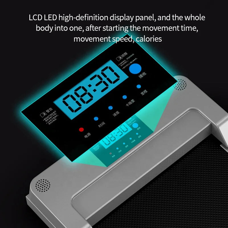 Portable Electric Motorized Gym Exercise Treadmill Mini Flat Running Under Desk Walking Pad
