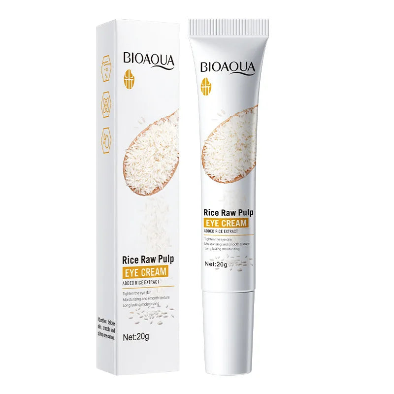 BIOAQUA Rice Eye Cream – Reduce Dark Circles & Puffiness