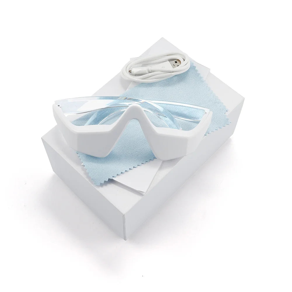 Rechargeable Eye Massager for Puffiness, Dark Circles & Relaxation