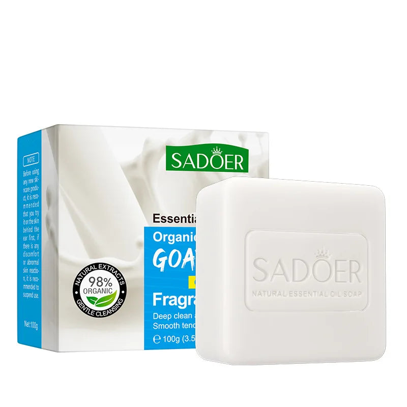 Goat Milk & Turmeric Essential Oil Soap Sheets – Foaming Cleanser for Hands & Body, Deep Cleansing & Moisturizing