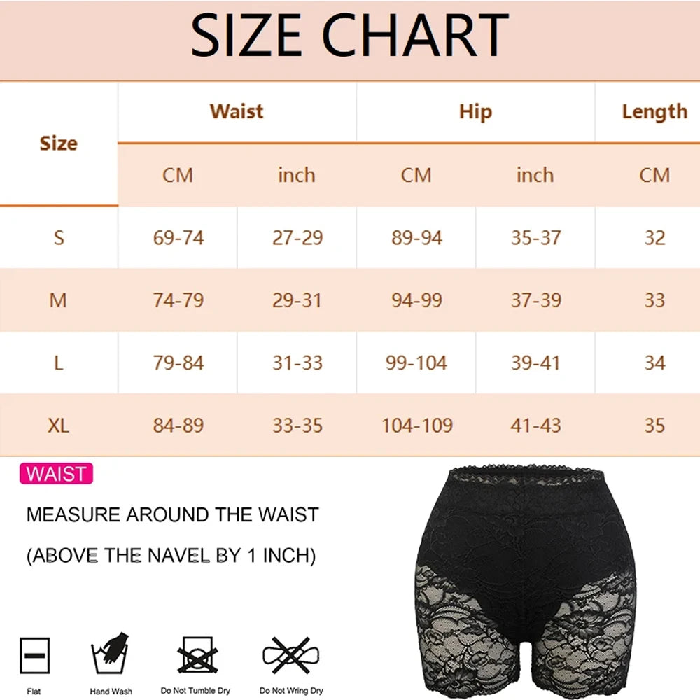 LaceGlow Shaper – Mid-Waist Tummy Control Panties