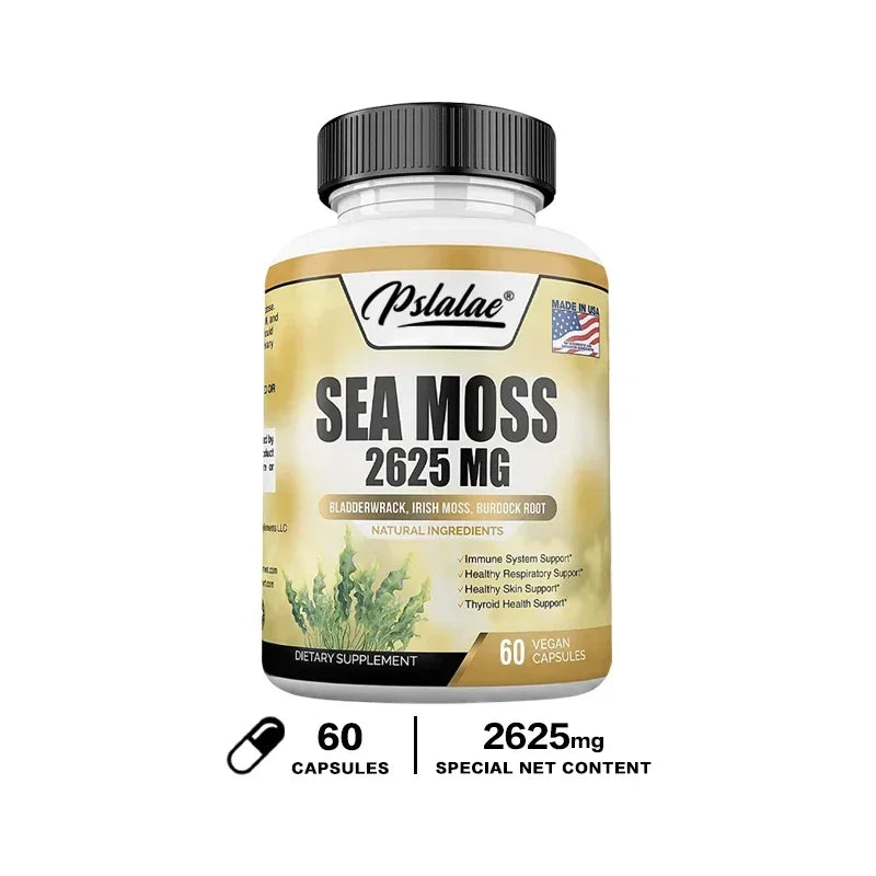Sea Moss Complex 2625mg – Skin, Joint, Thyroid & Immune Support