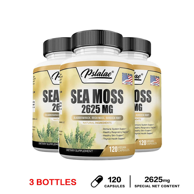 Sea Moss Complex 2625mg – Skin, Joint, Thyroid & Immune Support