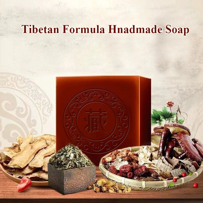 SacredGlow™ Tibetan Herbal Black Soap – Clear Skin, Ancient Cleanse