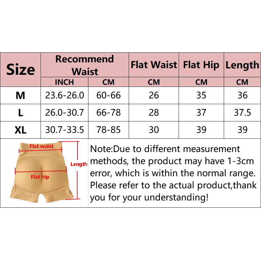 GlowUp Padded Shaping Shorts – Butt Lifter & Tummy Control Magic