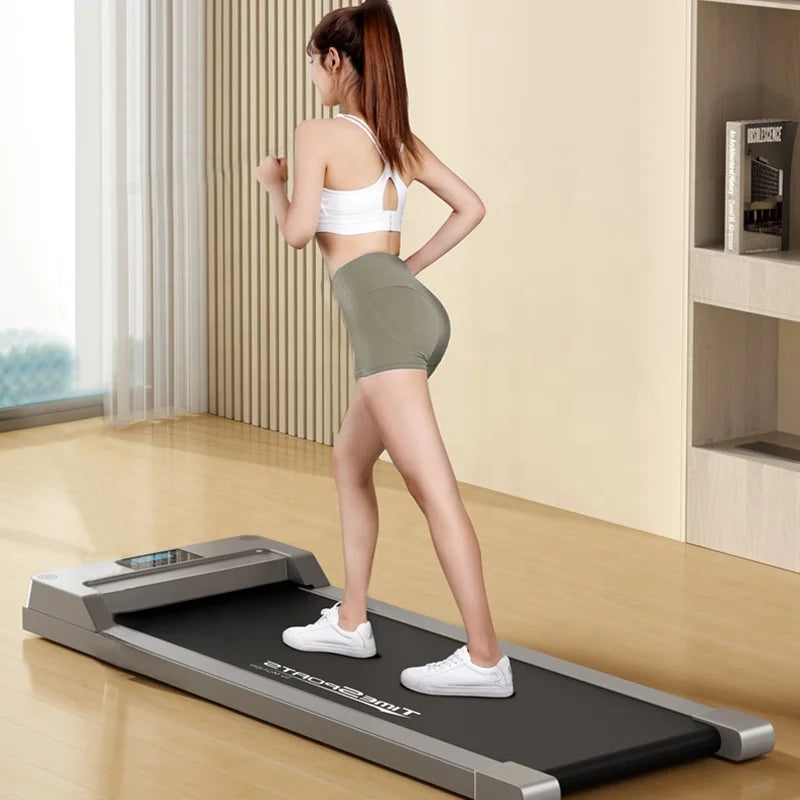 Portable Electric Motorized Gym Exercise Treadmill Mini Flat Running Under Desk Walking Pad