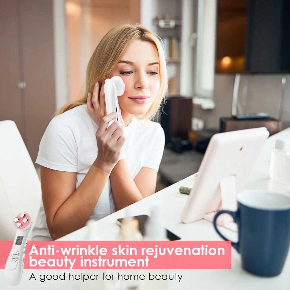 Multi-Light RF Skin Rejuvenation Device – Anti-Wrinkle & Lifting Technology