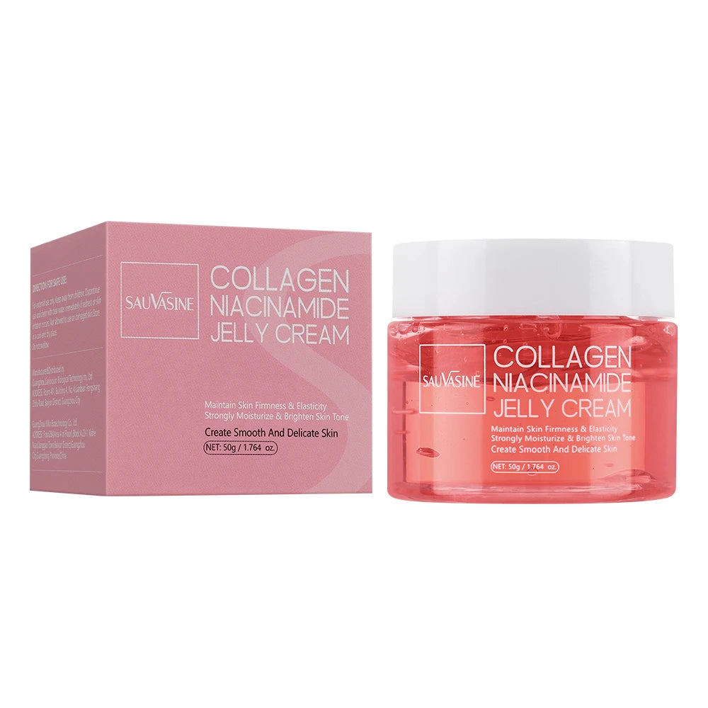 Glow & Lift Collagen Jelly Moisturizer – Strengthens Skin Barrier with Niacinamide & Hydrolyzed Collagen