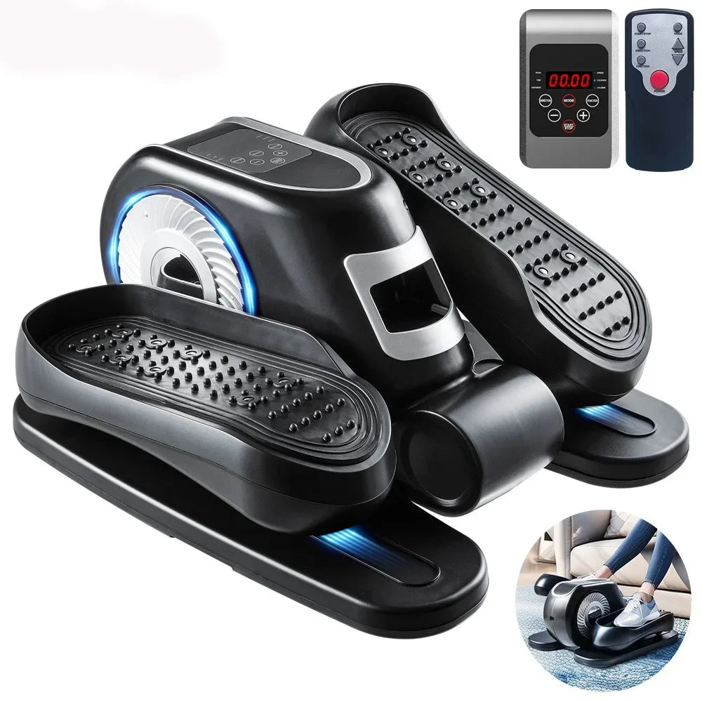 Under Desk Remote Control Elliptical - Automatic Pedal Exerciser For Legs