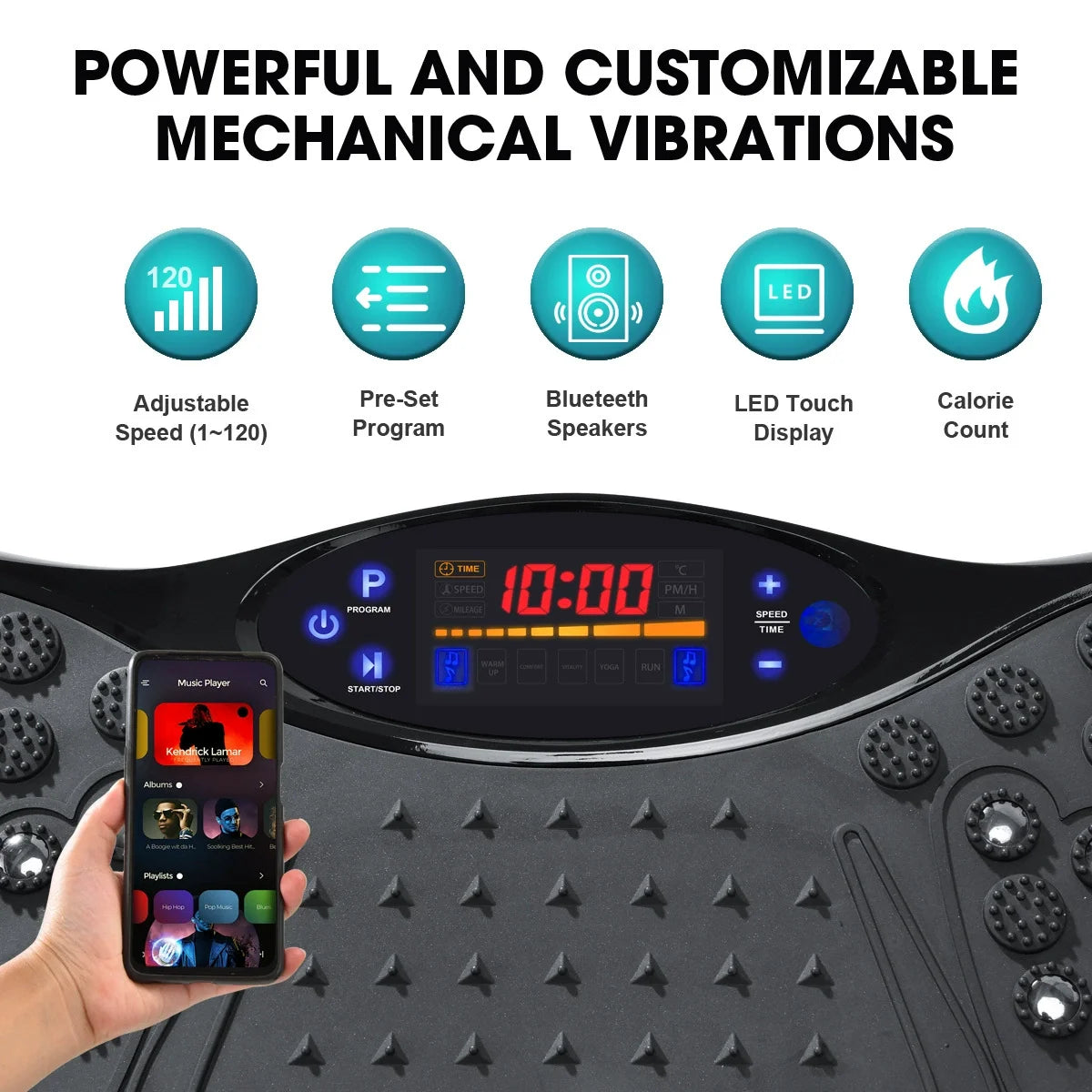 Power Fit Vibration Plate – Crazy Fit Massager for Weight Loss & Body Sculpting