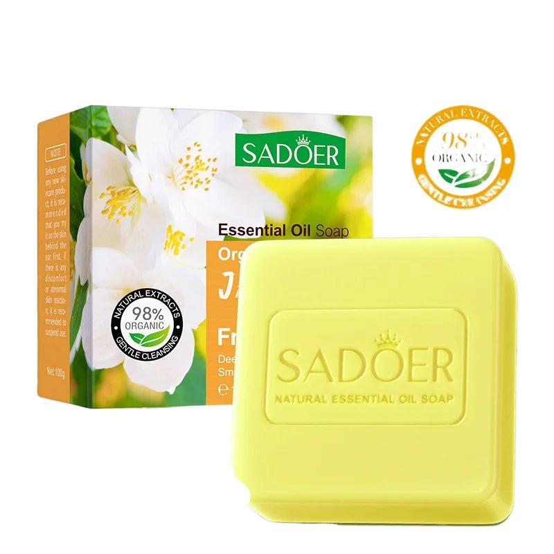 Goat Milk & Turmeric Essential Oil Soap Sheets – Foaming Cleanser for Hands & Body, Deep Cleansing & Moisturizing