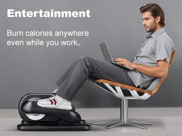 Under Desk Remote Control Elliptical - Automatic Pedal Exerciser For Legs
