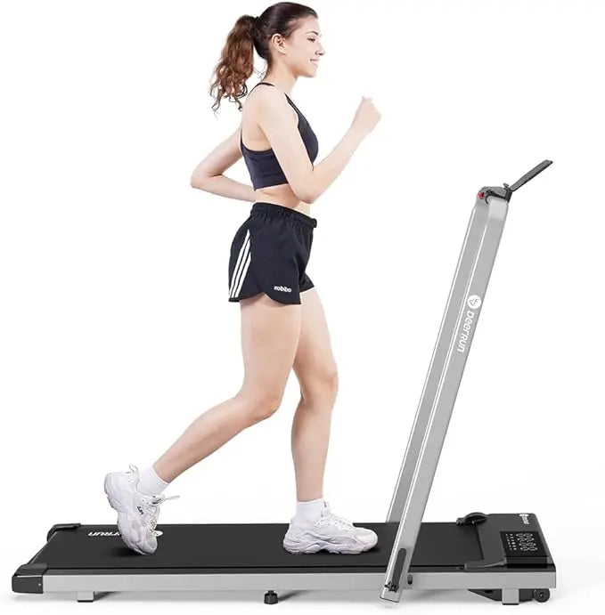 3 in 1 Walking Pad Treadmill, 300 Weight Capacity Foldable Treadmill Low Noise Under Desk Treadmills