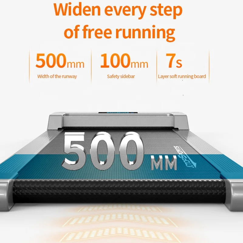 Portable Electric Motorized Gym Exercise Treadmill Mini Flat Running Under Desk Walking Pad