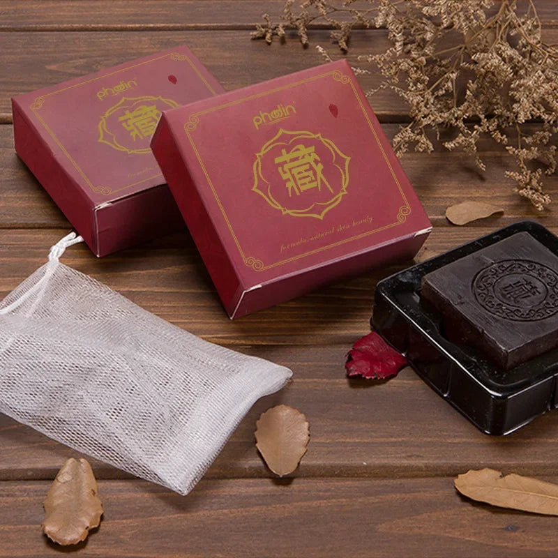 RadianceRoots™ Cordyceps Black Soap – Ancient Cleanse for Glowing Skin