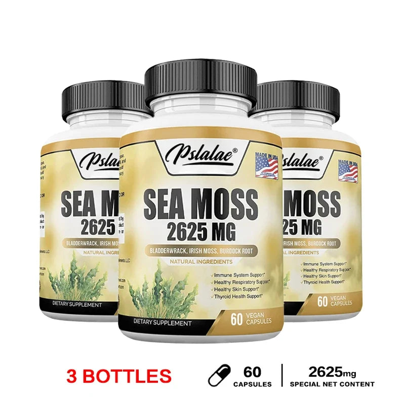 Sea Moss Complex 2625mg – Skin, Joint, Thyroid & Immune Support