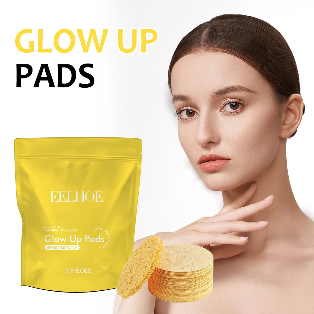 Exfoliating Turmeric Facial Pads – Dirt Removal & Skin Softening for Clearer Skin