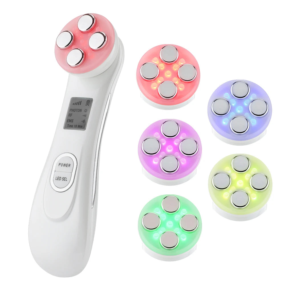 Multi-Light RF Skin Rejuvenation Device – Anti-Wrinkle & Lifting Technology