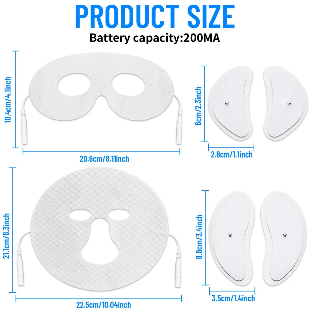 EMS Facial Lifting Massager Current Muscle Stimulator Eye Face Anti Wrinkle, Beauty Machine Skin Tightening Face Skin Care