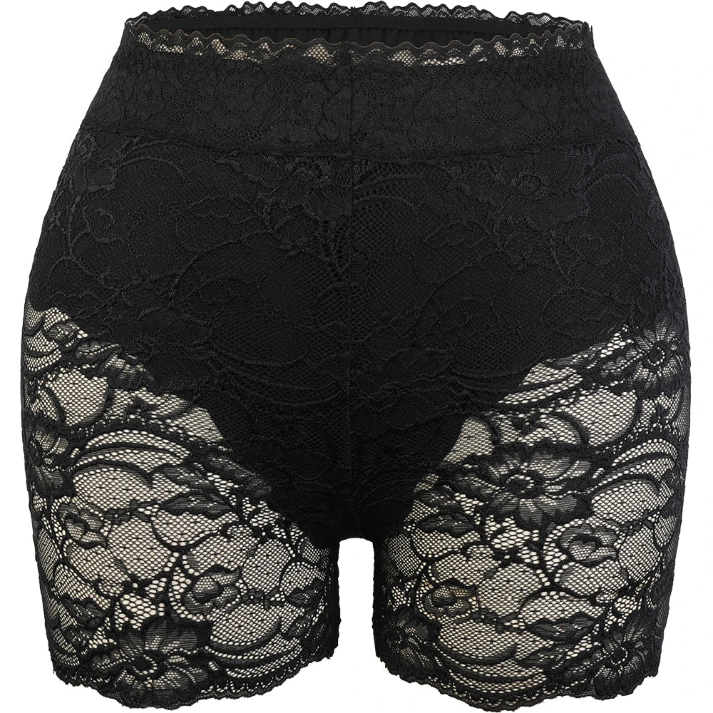 LaceGlow Shaper – Mid-Waist Tummy Control Panties
