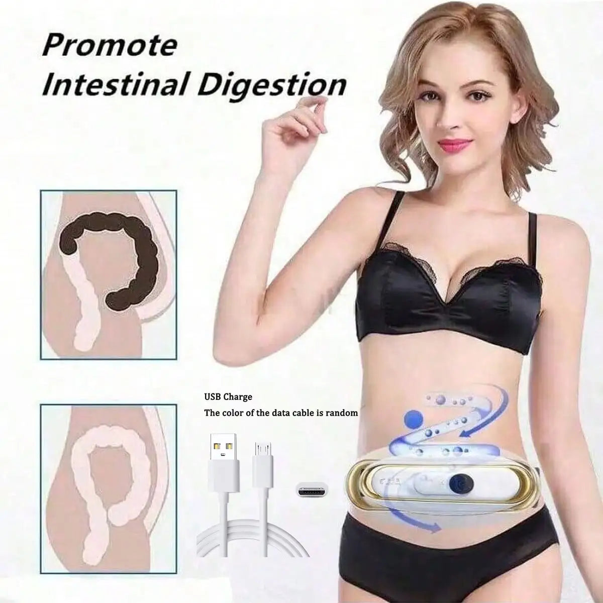 Electric Slimming Massager Belt for Belly, Back & Full Body