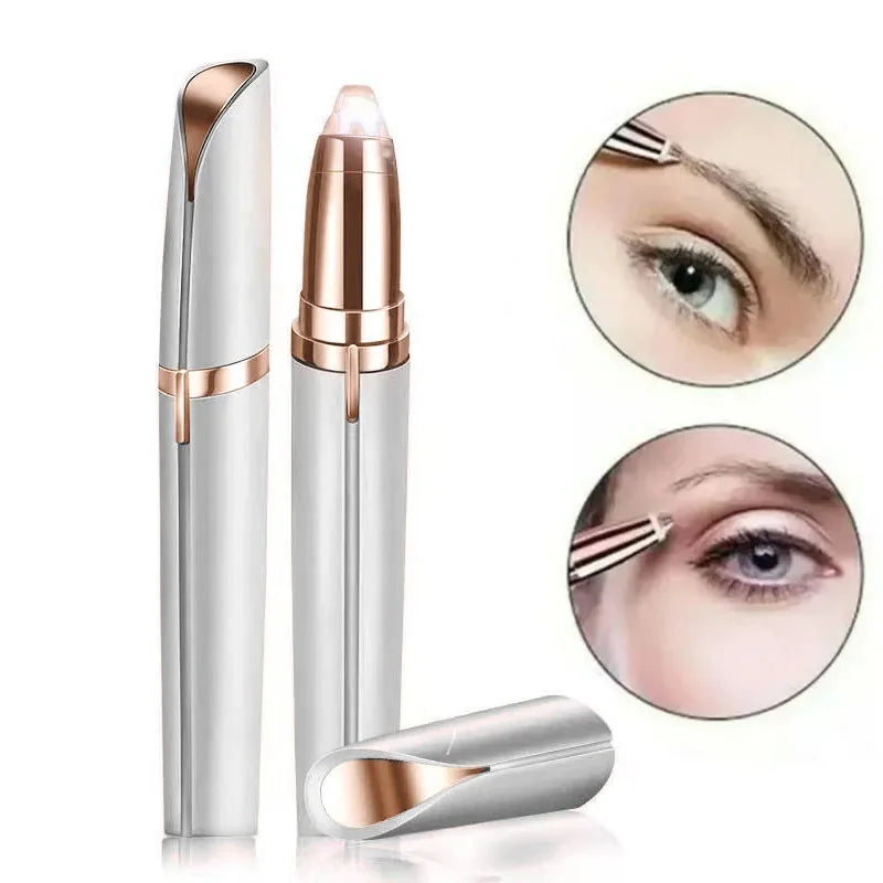 USB Eyebrow & Face Hair Trimmer – Portable Electric Shaver for Women’s Beauty Routine