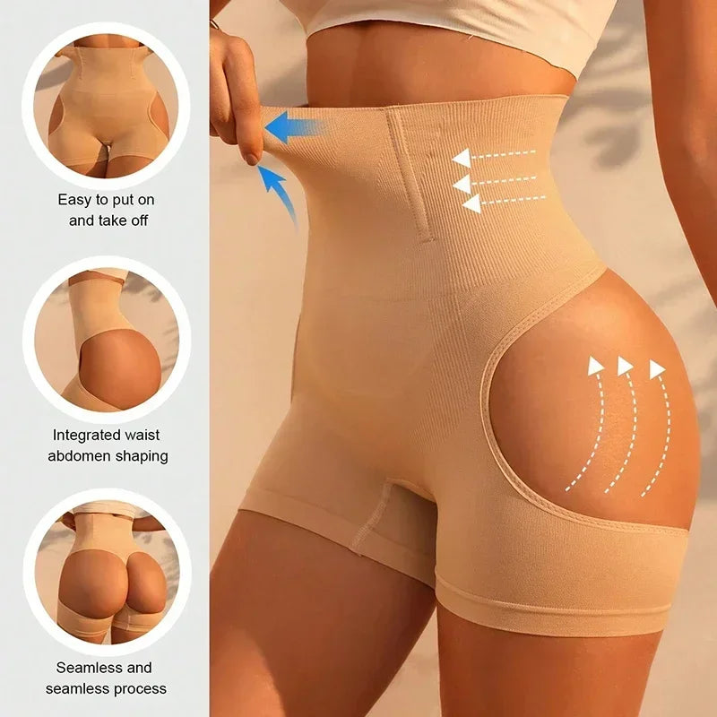 Seamless Tummy Control Shorts - Butt Lifting Shapewear Shorts For Women