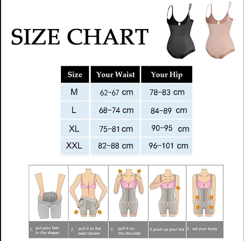 WaistWhisper™ Contour Bodysuit – Sleek Control with Latin-Inspired Shaping Power